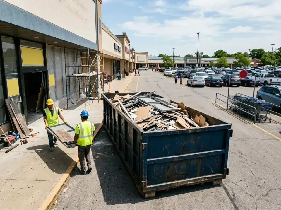 retail-store-renovation-debris-003 — frequently asked questions, Roll-off Dumpster Rentals in Bellview, FL